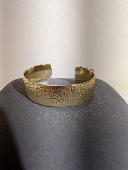 Wafa Baguette Glow Cuff — Blue Mix back view