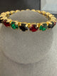 Wafa Color Carnival Bracelet — Red / Green / Black
