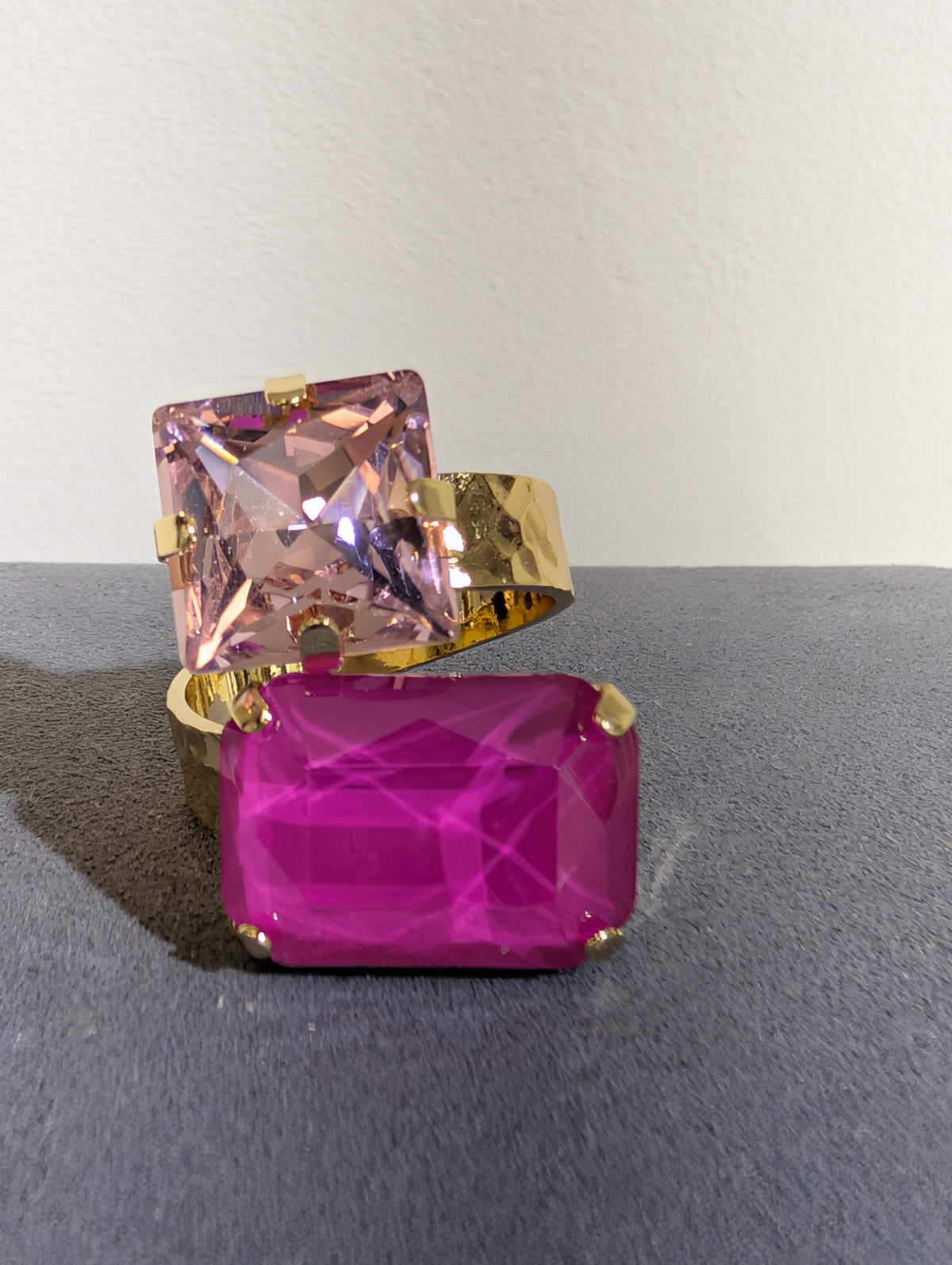 Wafa Color Duet Ring — Pink Mix