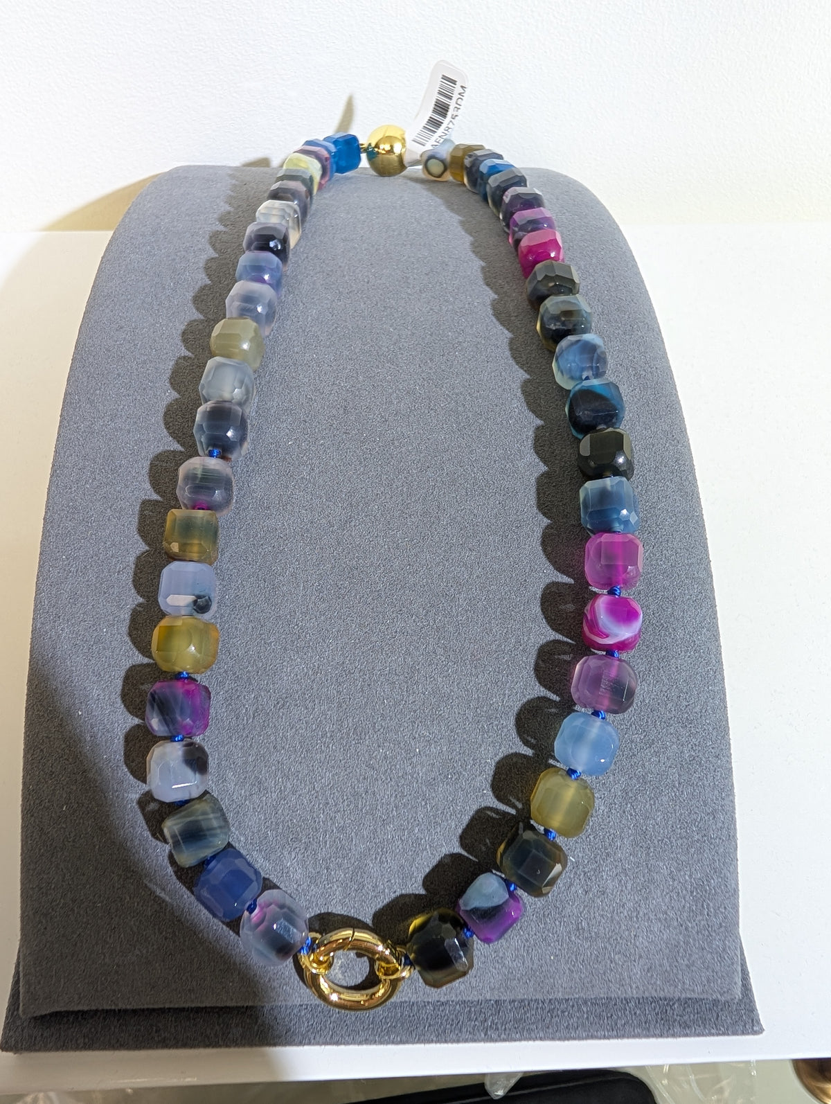 Wafa Color Journey Beaded Necklace — Multicolor