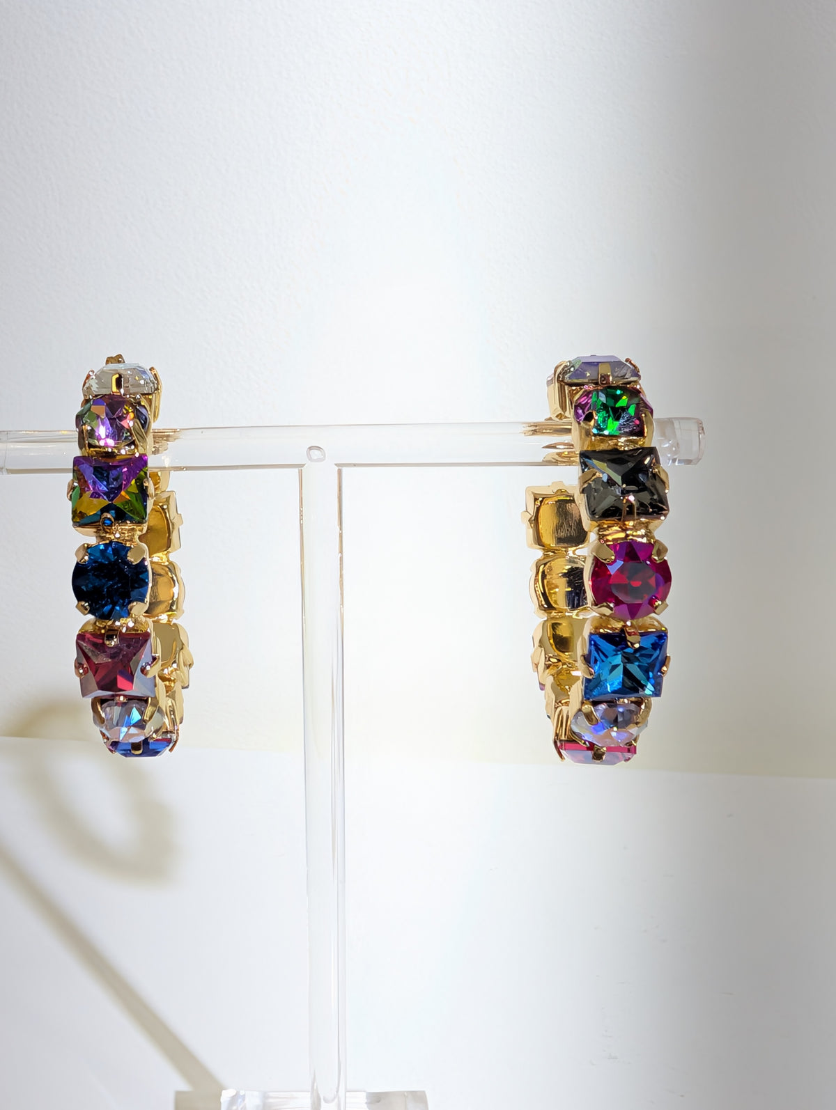 Wafa Color Radiance Hoop Earrings — Multicolor