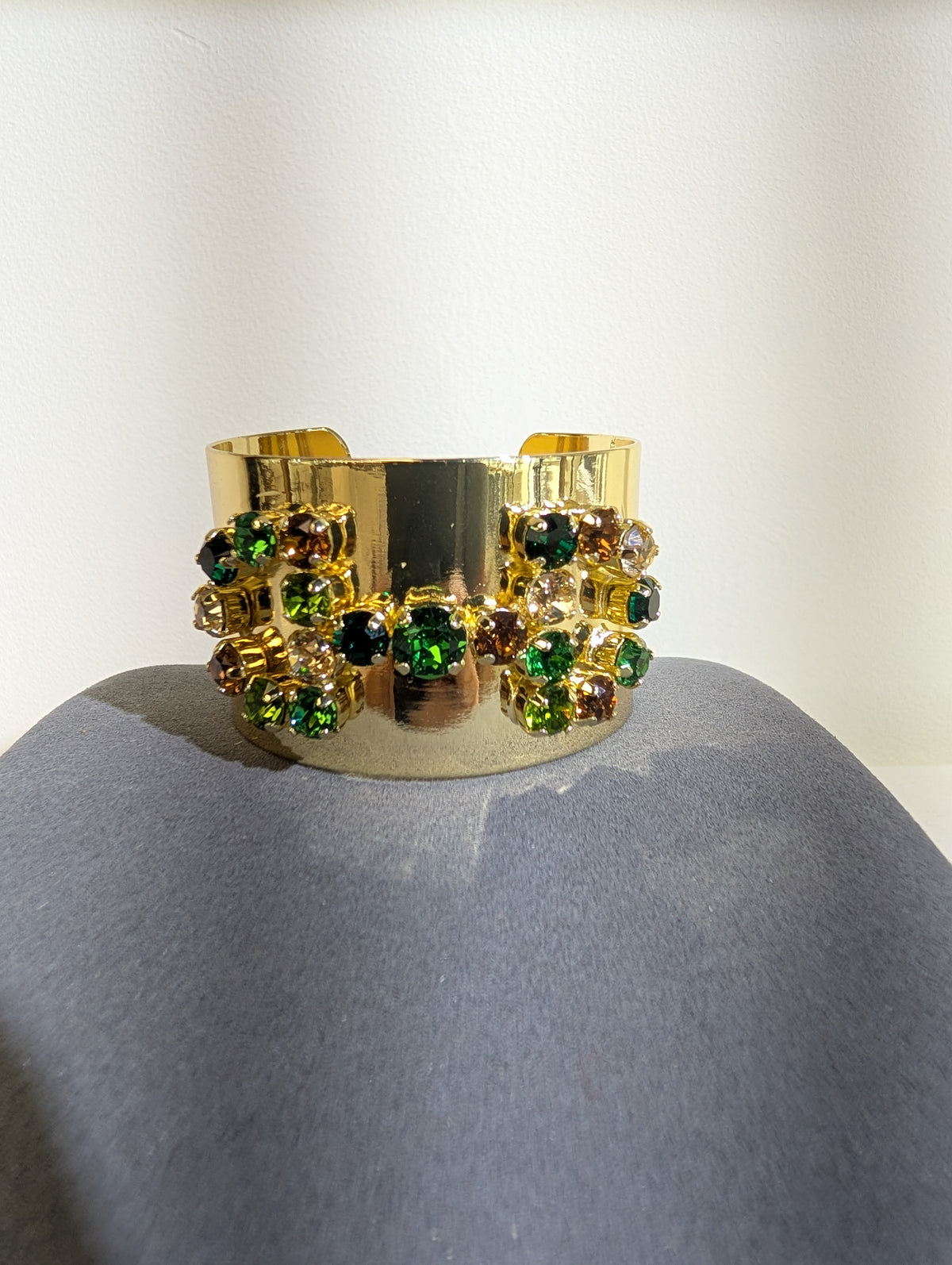 Wafa horse bit cuff — Green Mix