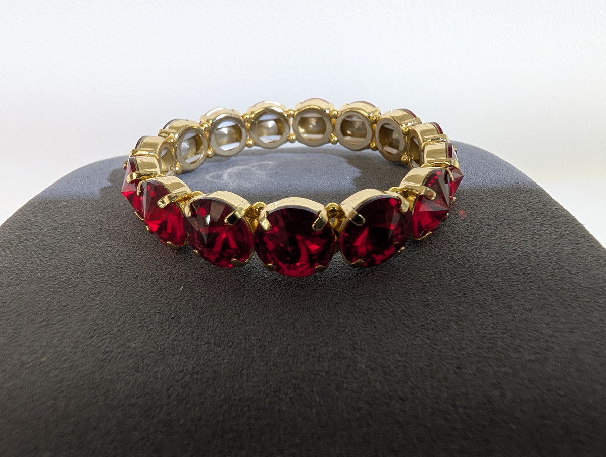 Wafa Jewel Parade Bracelet — Red