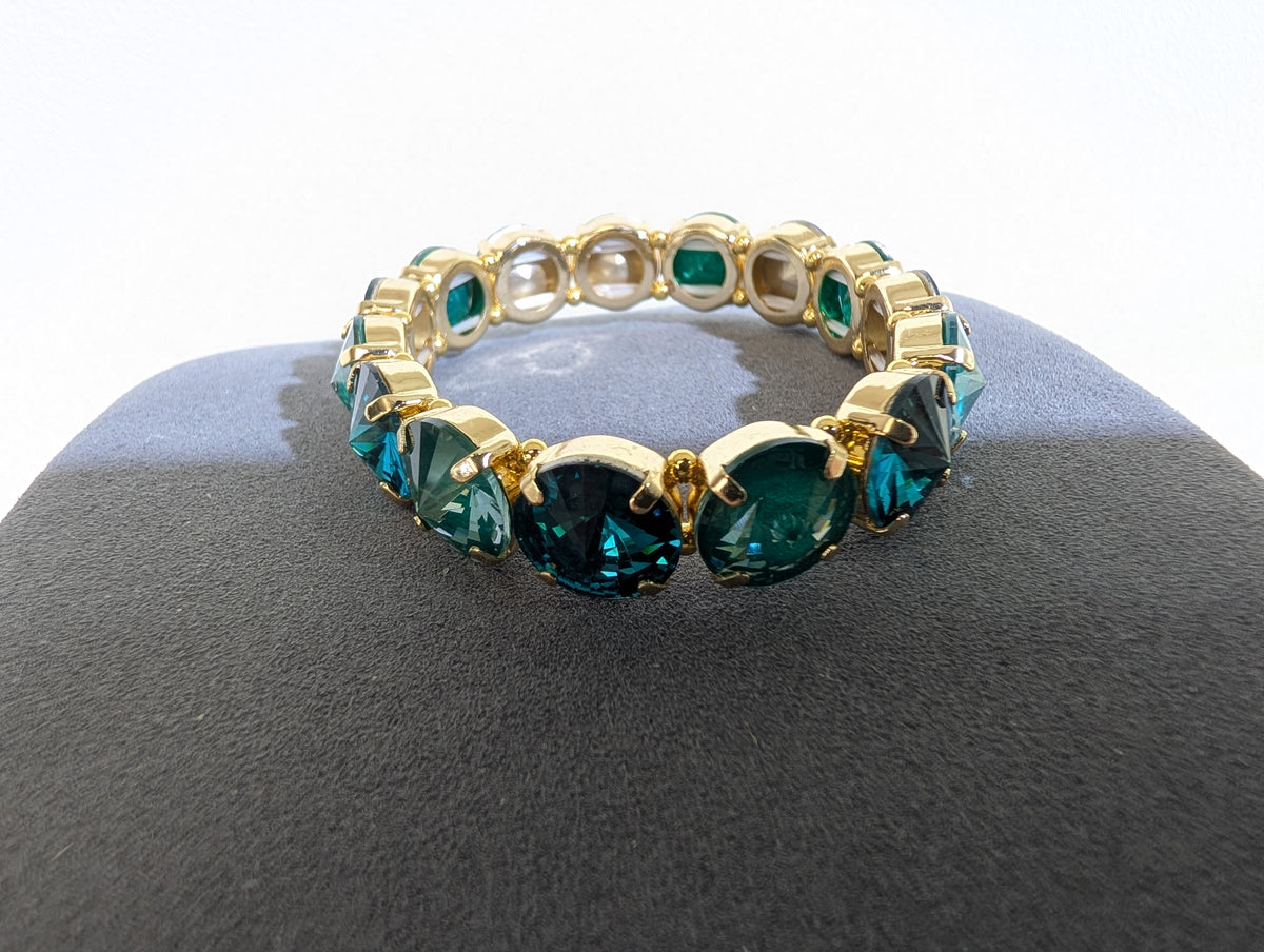 Wafa Jewel Parade Bracelet — Teal