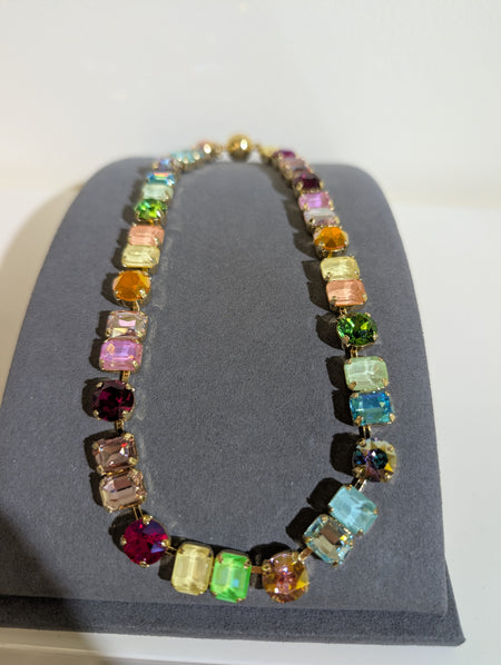 Wafa Kaleidoscope Harmony Necklace — Multicolor