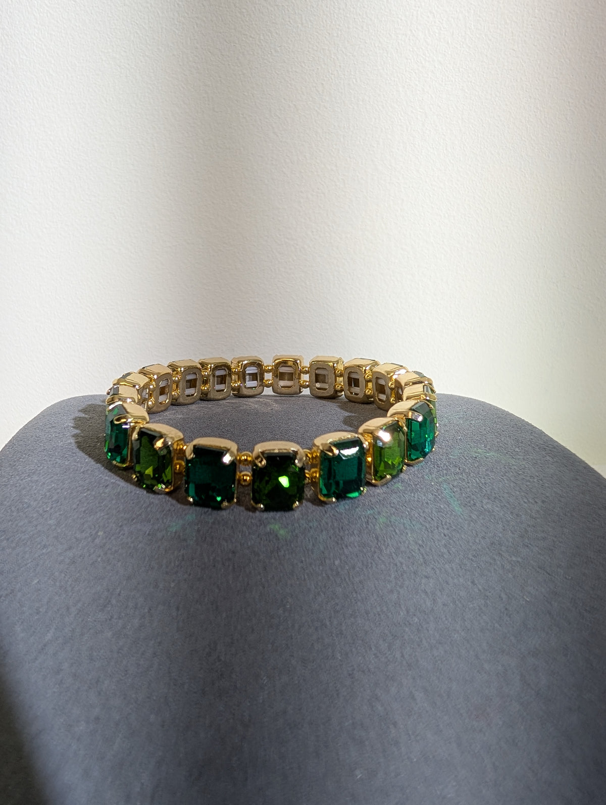 Wafa Prism Line Bracelet — Green Mix