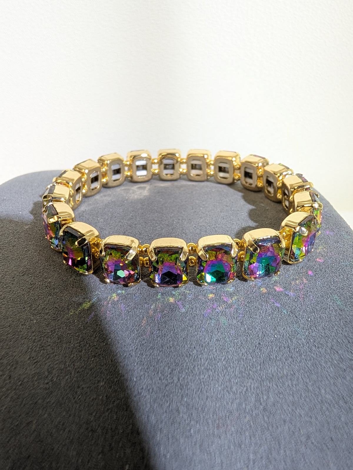 Wafa Prism Line Bracelet — Rainbow