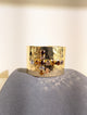 Wafa Radiant Cross Cuff — Amber Mix