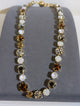 Wafa Radiant Rhythm Necklace — Champagne/Amber Mix