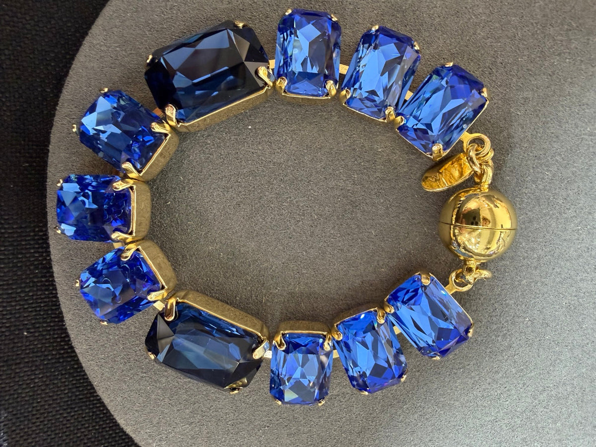 Sapphire Blue / Gold Tone