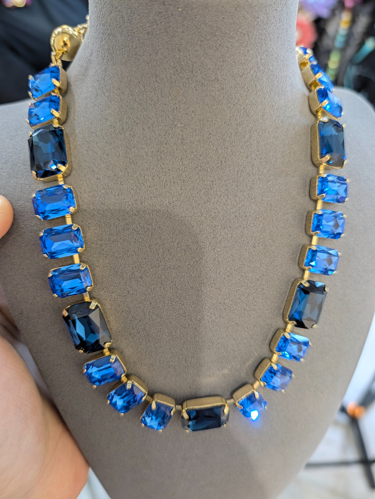 Sapphire / Navy / Gold Tone