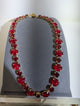 Wafa Round Radiance 18-inch Necklace — Red