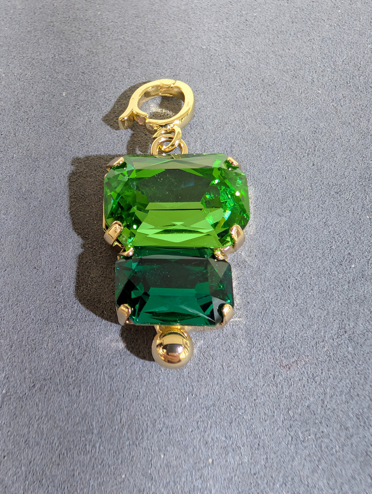 Wafa Twin Glow Pendant — Green Mix