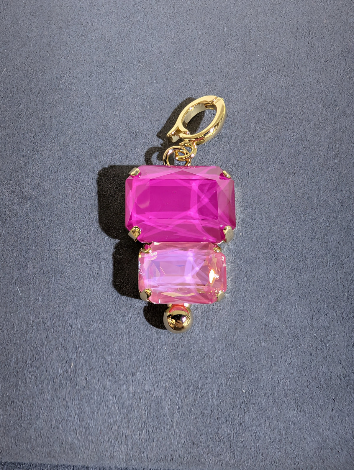 Wafa Twin Glow Pendant — Pink Mix