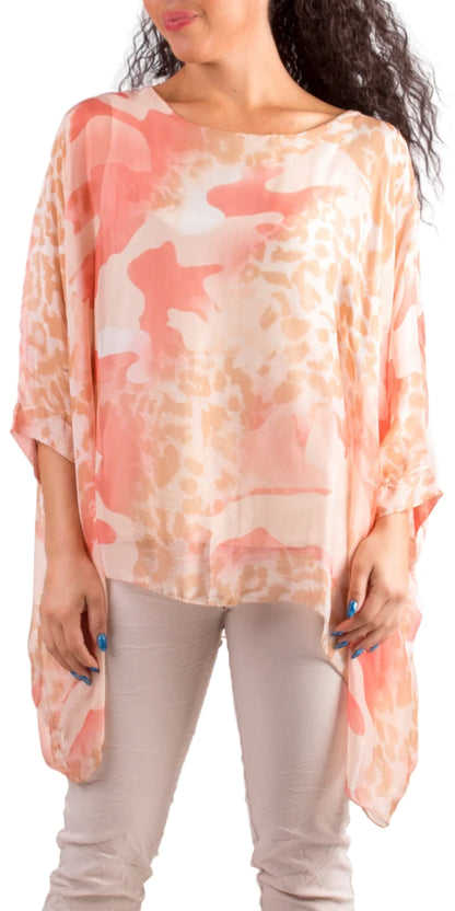 Silk Safari Print Kaftan