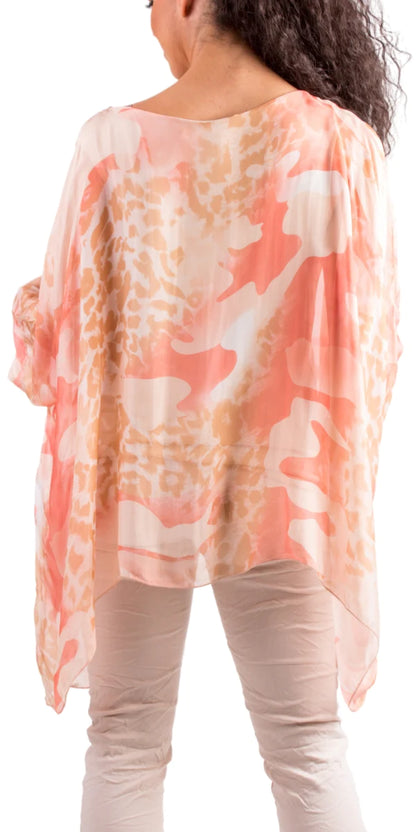 Silk Safari Print Kaftan