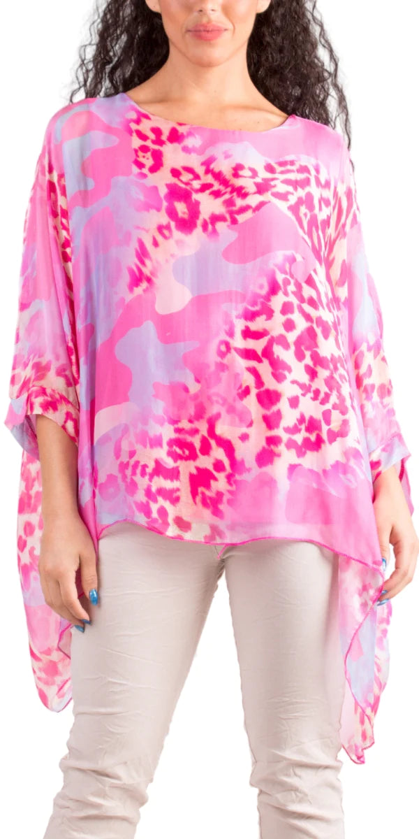Silk Safari Print Kaftan