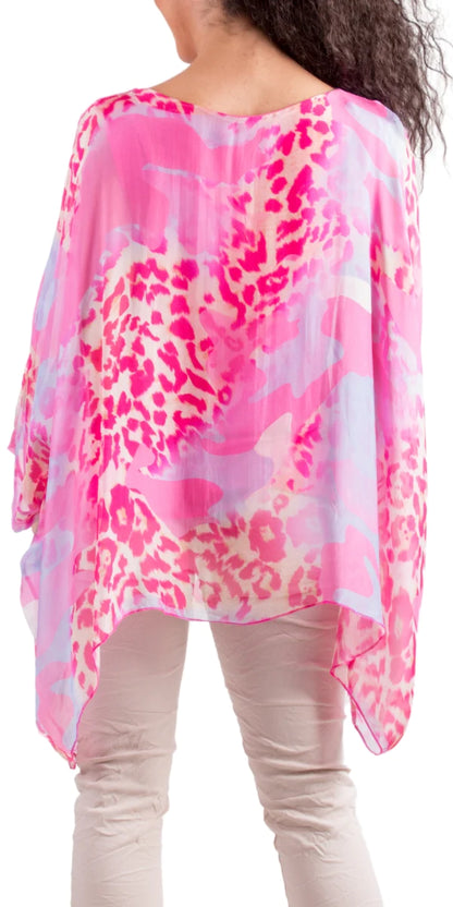 Silk Safari Print Kaftan