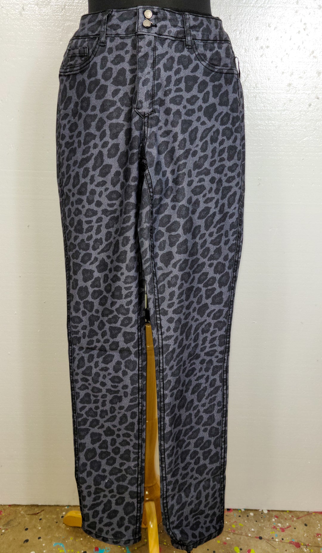 Leopard Black Pants