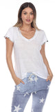 Silver Sleeve Tee