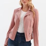 Rosewood Faux Suede Jacket
